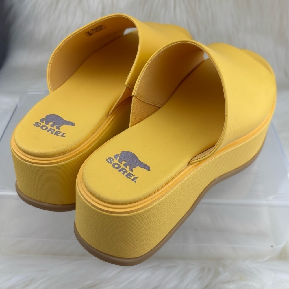 Sorel Platform Sandals Dayspring Slides Size 9 Wo… - image 3
